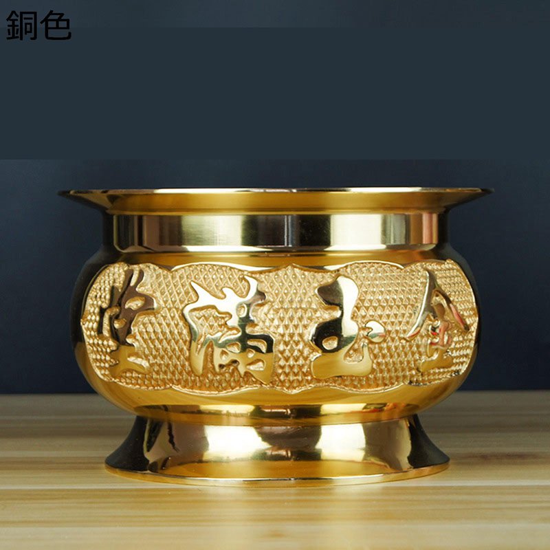 お香立て 線香立て 金管楽器製 仏壇用香炉 招財 財運 金運引きあげる 風水グッズ 仏具 お香置き お香入れ 香炉皿 香立 斎戒もく浴 飾りつけ 臥し所 仏壇 香道物の具備品 身寄り用 茶店 執務室 儀式用 差し上げ物にも至適