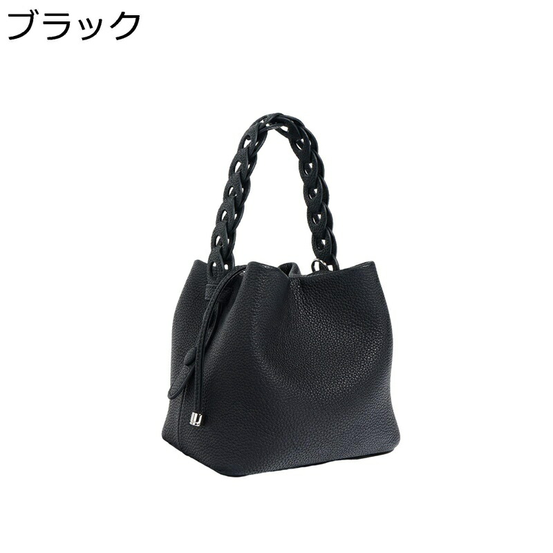 ハンドバッグ レディース 本革 バケツ型 バケットバッグ 編み込み 2way ショルダーバッグ 肩掛けバッグ 手提げ袋 牛革 小さい レザー 便利 丈夫な幅手素材 春 夏 秋 冬 かわいい おしゃれ お出かけ