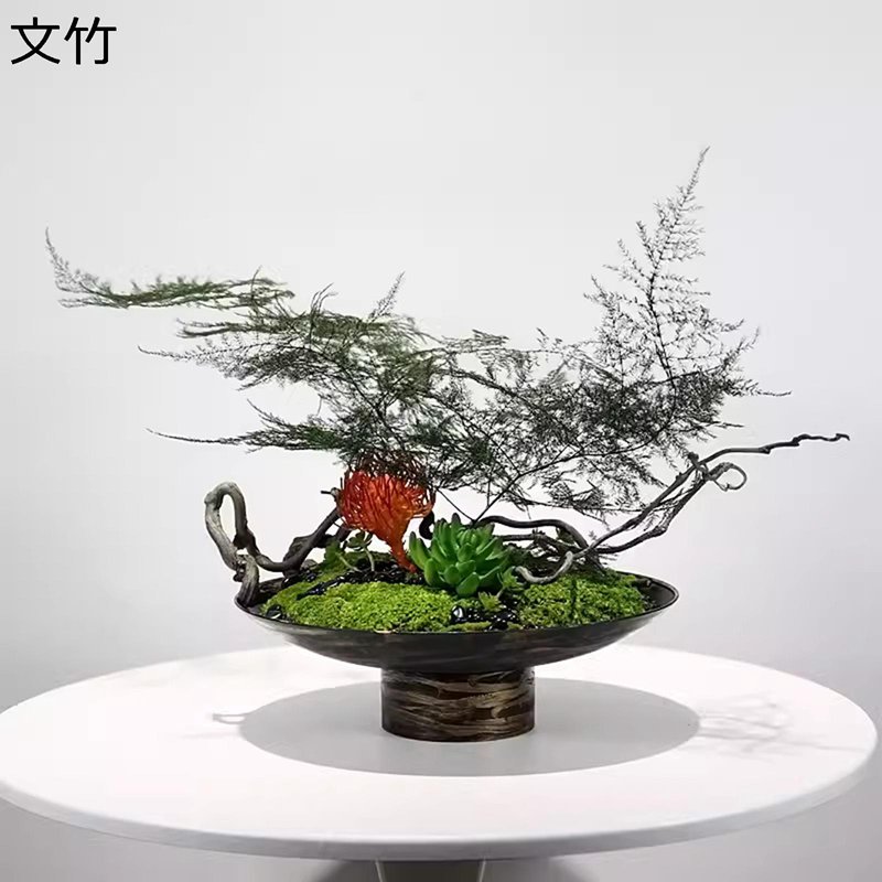 フェイクフラワー 造花 文竹 プロテア 御花取りあわせる 室内装飾 卓上 人工観葉草木 瑠璃花立て付き添い人 柔らかいな葉 バス発着場 喫茶店 食堂 耐退色 屋内 洗面所 客間 御祭り リベーション 枯れない