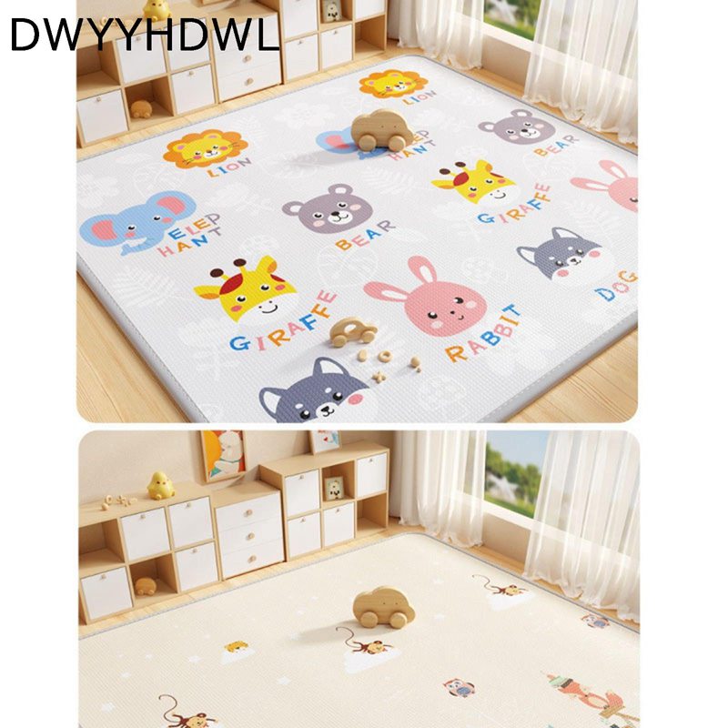 プレイマット 赤ちゃん ベビークッションマット 厚手 2.5cm 転倒防止 リバーシブル フロアマット ヨガマット 無臭 折り畳み 騒音対策 防水 お手入れ便利 子供部屋に 自宅＆外遊び