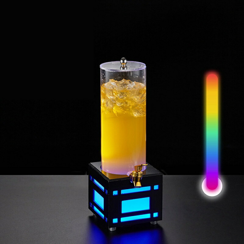 酒ディスペンサー 麦酒ディスペンサー LED点火装置 ドリンクサーヴァー 貯蔵タンク 保護すること瓶 梅酒 木ノ実酒 保護すること入れもの 取っておく貯蔵タンク ジャー せつ然たる 寄り合い 赤ちょうちん おうち喫茶店 黒いこと丸形2L onesi