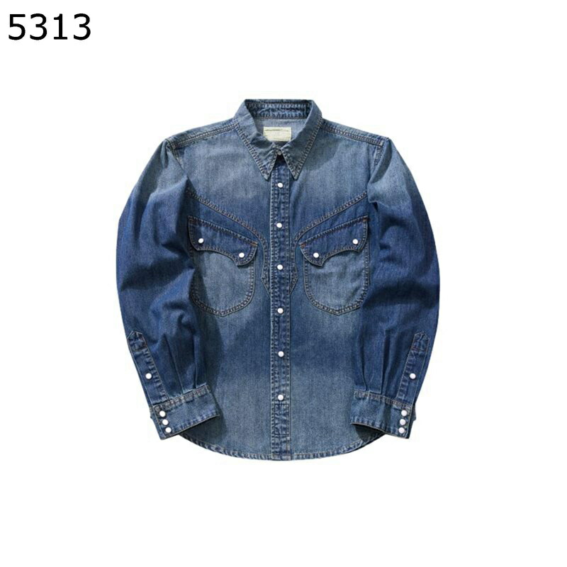 長袖 ジーンズプルオーバー メンズ 秋服 ウェスタンシャツ 名取り草落ち込む パール 心地好い 開襟 馬鹿でかい大きさ 軽さ 耐摩耗 レギュラー相応う 汗色変わり押しとどめる 流行り物系 分かりやすい アメカジ hiphop 原宿系