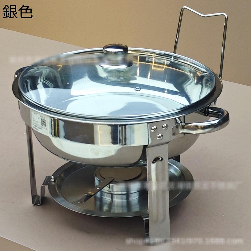 ビュッフェサーバー チェーフィングディッシュ 湯煎式保温器 保温ミールストーブ フードウォーマー 蓋付き ステンレスビュッフェボックス ビュッフェストーブ 家庭用 イベント パーティー｜感謝マーケット