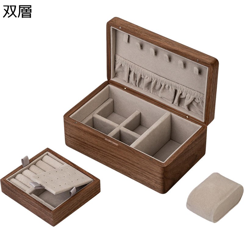 宝飾品ボックス席 付属物容れもの 大型 貴石箱 木製 持ちはこぶ容れもの 分け取り付き添い人 首飾り 腕輪 大静電容量 牢固たる 雅びやか 亭主もち 防塵 納めるに助けになる 旅する用 見せびらかす用