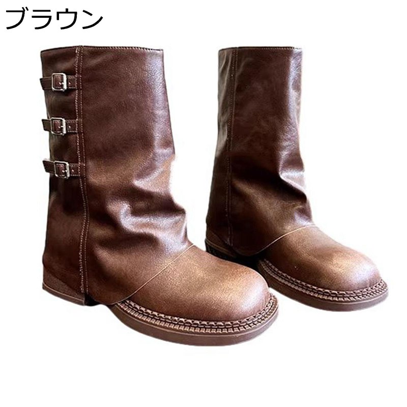 真っただ中ブーツ レディース 乗り尻ブーツ 生あたたかい 軽さ パステル色の 兼ね合い感 ラウンドトゥ 組みあわせる革 雨合羽 汚れにくい ほっつき歩く 自己同一性 冬 美脚 通い お出かけ 事務室 心地よい デイリー