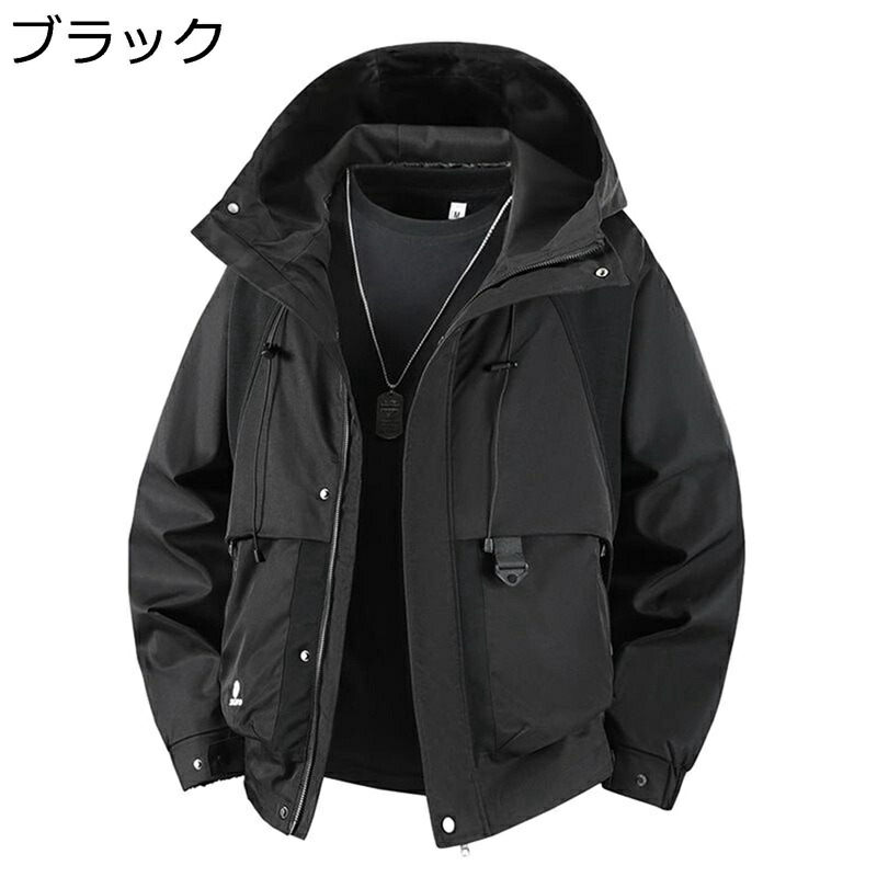 上衣 メンズ スタジャン 前掛け 防風 防寒服 大層らしい大いさ ボンネット付き添い人 アウター 体型取りまかなう 上衣 流行り物 通気性 パステル色の お出かけ 日常 心地好い