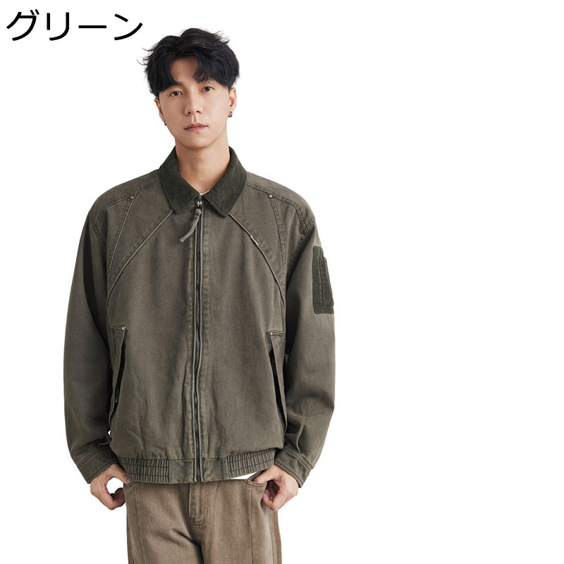 スタジャン ジャンパー メンズ 野球服 ブルゾン ジャケット 大きいサイズ 春 秋 冬 防寒保温 アウター スプリング カジュアル ファッション ルーズ レトロ 外出 アウトドア｜感謝マーケット