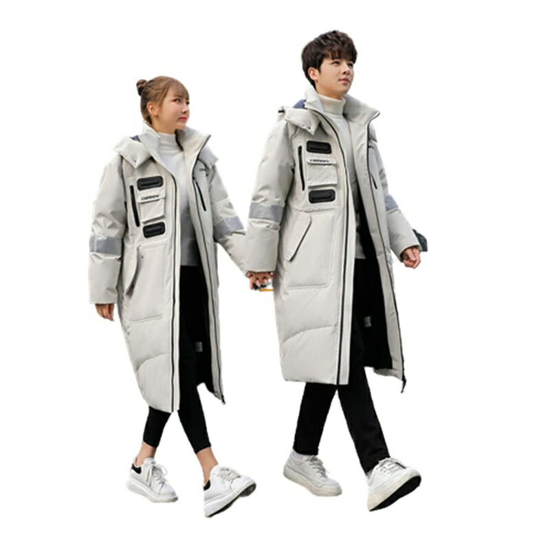 ダウンコート メンズ ロング ダウンジャケット レディース ダウン90% 大きいサイズ アウトドア ベンチコート 軽量 機能性 フード付き 男女兼用 ブルゾン ロングコート 膝丈 防寒 防風 登山 ス|感謝マーケット