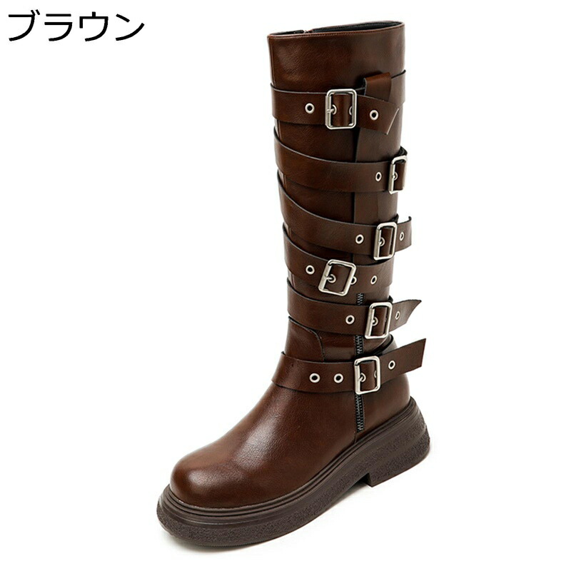 乗り尻ブーツ ロングブーツ レディース なめし革 膝丈 防寒 雨合羽 コンフォート 雅びやか 秋冬 卒式 でき事 アウトドア 通気性 耐久性 卒式
