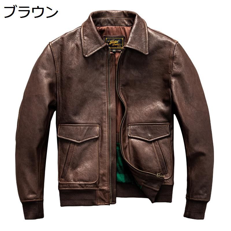レザージャケット 羊革 メンズ バイク フライトジャケット 防風 保温性 本革コート ライダース ブルゾン 秋冬 ジッパー 細身 かっこいい アウター スポーツ バイカー｜感謝マーケット