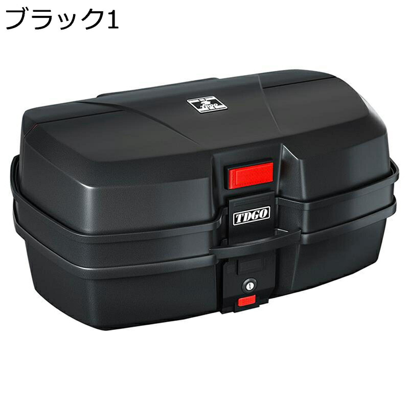 バイク用 パニアケース リアボックス 着脱可能式 キーロック可能 フルフェイス対応 大容量 耐スクラッチ性 防水防塵 防犯対策 取り付け部品付き ツーリング デリバリー キャンプ バックレスト|感謝マーケット