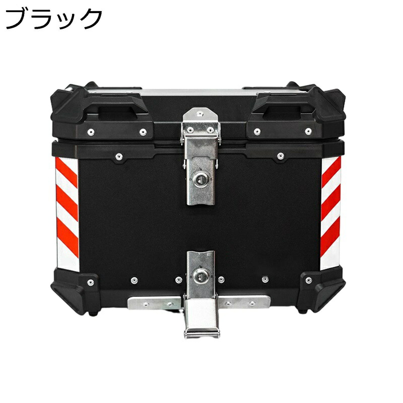 原付 モノロックケース リアボックス 簡単脱着 キーロック ヘルメット収納 汎用 大容量 フルフェイス対応 耐スクラッチ性 45L 防水防塵 防犯対策用 取り付け部品付き ツーリング ツーリング|感謝マーケット