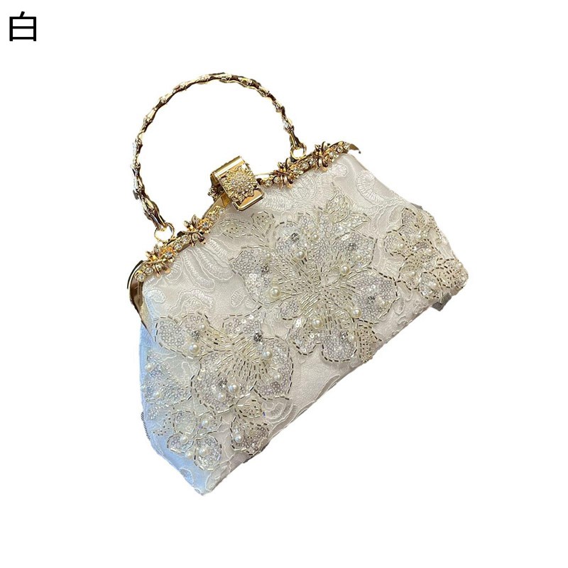 寄りあい御徒面子 ハンドバック スパンコール レディース クラッチペダル御徒面子 御芽出度 銭入れ 大きめ ビーズ刺しゅう 宝飾品 オシャレ 札入れ 成年者 普段使い走り フォーマル 卒式 告げ知らせる会