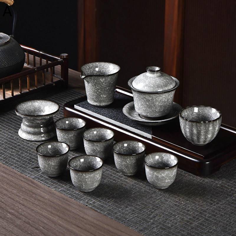 旅行ティーセット マルチ 7客セット 陶器 茶器揃な 湯飲み 急須セット ティーポット 茶台 携帯急須 マルチ 蓋碗 コップ 茶漏れ 収納バッグ付き ポータブル 玉露 ほうじ茶 工芸茶 中華風 エレガント オフィス用｜感謝マーケット