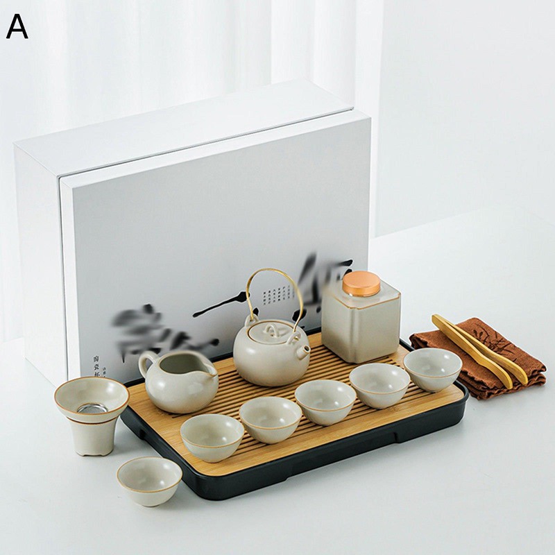 ティーセット 8客セット 番茶器セット マルチ 陶器 茶わん 茶器揃な 湯飲み 煎茶道具 無地 急須セット 収納バッグ付き カップ ティーポットセット 上品 北欧風 シンプル お出掛け ピクニック用 自宅用 来客用｜感謝マーケット