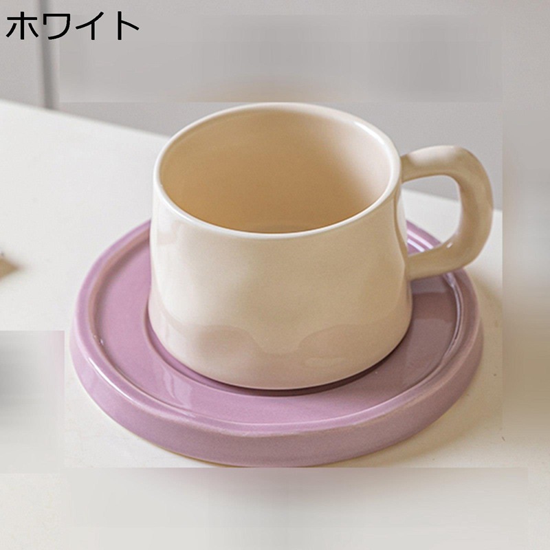 ラテカップ ティーカップ&ソーサー カフェーカップ シルバーエッジ 紅茶カップ 牛乳 お茶 朝食 ウォーターカップ キッチン 北欧風 お揃い ペア 上品 磁器のティーカップ お揃い ペア 恋人 オシャレ