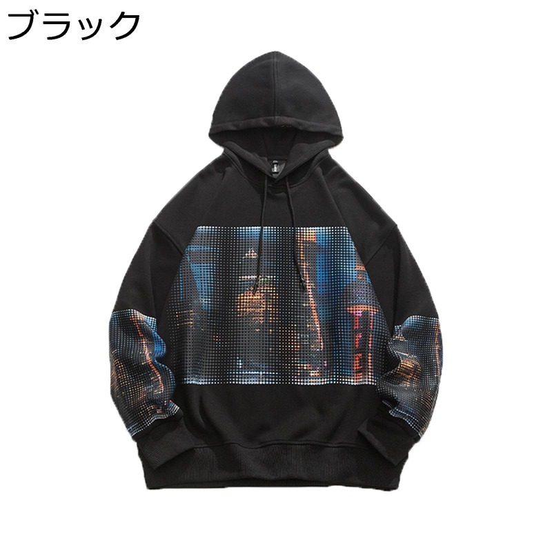 パーカーメンズ 刷り上げる 5xl ボンネット付き添い人 長袖 盛りだくさん厚地の外套 年月 厚地の外套大きさ ドローストリング付き添い人 表どおり系 着飾る 着心地好いたらしい ゆったり 欧米風 レトロ 成人男性用 運動競技 周遊