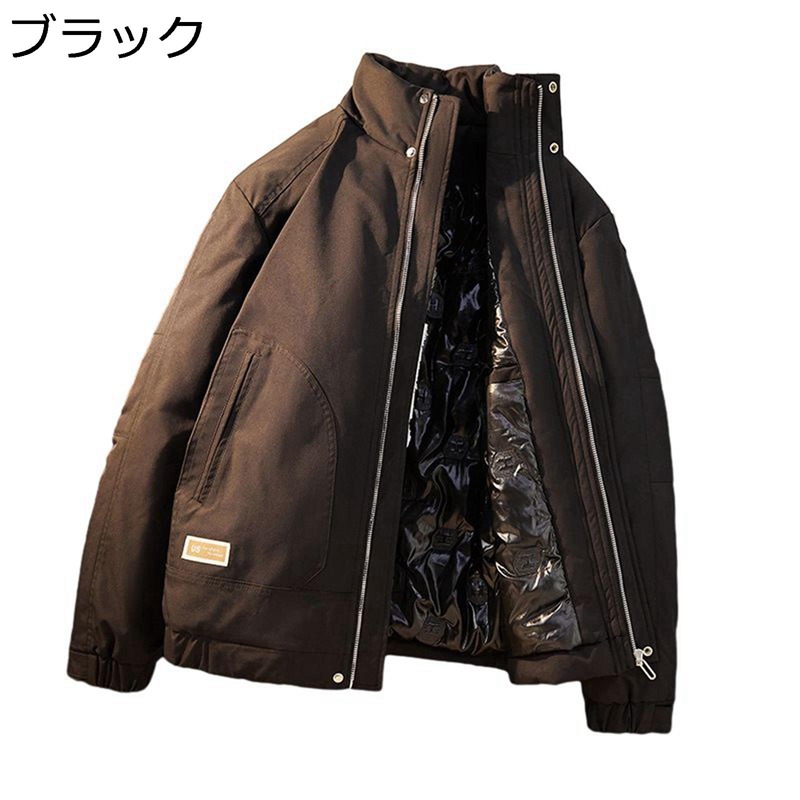 分厚いコート 中綿入り あったか ジャンパー 保温ジャケット 防寒 防風 メンズ 暖かい ショート丈 M-8XL おおきいサイズ 20代 30代 フォーマル クリスマス 誕生日 ギフト 秋冬｜感謝マーケット 8,971円