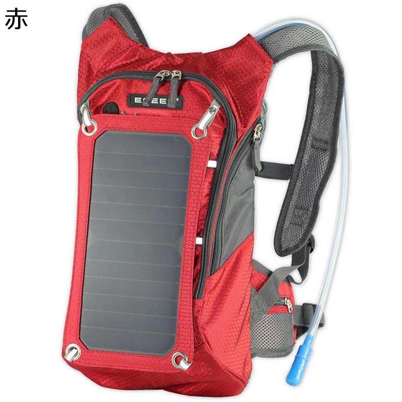 登山用リュックサック ザック 太陽電池装置 充電ポート付き USB バックパック 大容量 防水 アウトドアパック デイパック メンズ 人間工学 軽量 収納性 デイバッグ 通気 耐久 ピクニック｜感謝マーケット
