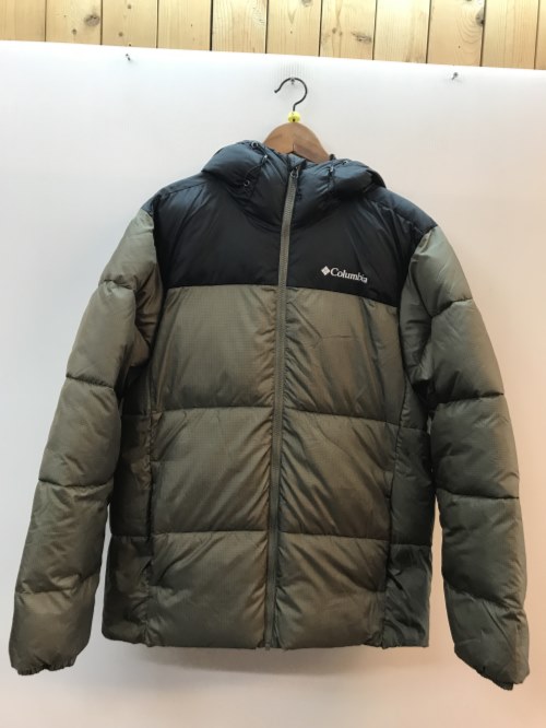 Columbia コロンビア Puffect 2 Hooded Jacket ポリエステル 大きさS カーキ緑であること 223WJ9791／アウター【中古】[☆3]