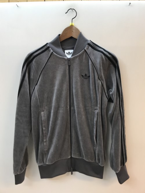 adidas アディダス SST アディカラー 天鵞絨 貨物自動車いの一番 綿織物 大きさS 薄墨色 JX1562／アウター【中古】[☆4]