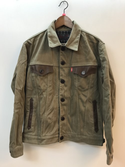 00s Lee リー レザージャケット 15411 ダブルタグ 牛革 ベージュ系 00s Lee リー レザージャケット 15411 ダブルタグ 牛革 ベージュ