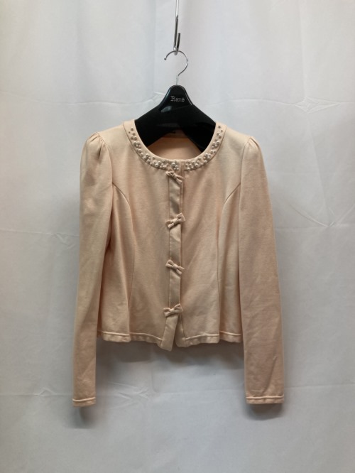 楽天市場】古着 Rene ルネ 長袖 リブニット カーディガン 36 レッド系