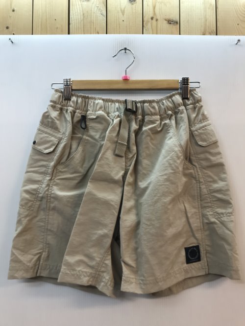 山と道 5-Pcket Shorts ナイロン サイズL ベージュ／ボトムス【中古】[☆3]