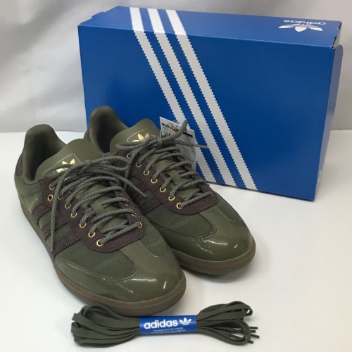 adidas アディダス SAMBA OG サンバ スニーカー メンズ ALWAYTH オ&minus;ルウェイズ カーキグリーン ブラウン ID3263／メンズ・スニーカー【中古】[☆3]｜リバティ鑑定倶楽部