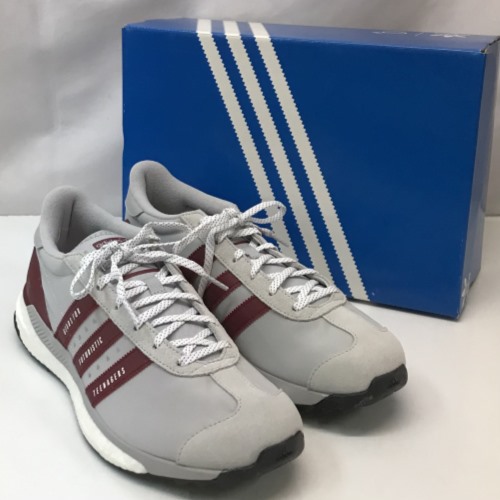 adidas アディダス HUMAN MADE ヒューマンメイド スニーカー CONSORTIUM COUNTRY コンソーシアム カントリー グレー バーガンディー／メンズ・スニーカー【中古】[☆4] 12,166円