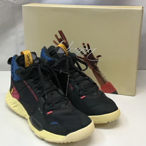 NIKE ナイキ UNION ユニオン JORDAN DELTA MID SP ジョーダンデルタミッド スニーカー OFF NOIR オフノアール ブラック マルチカラー DA1951-001／レディース・スニーカー【中古】[☆4]