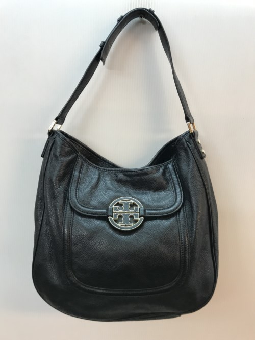 TORY BURCH　トリーバーチ　アマンダ　ホーボー　ワンショルダーバッグ　レザー　ブラック　HTW038 06-13／バッグ【中古】[☆3]