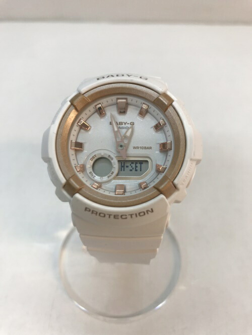 CASIO カシオ BABY-G 第一義的表現スタイル 脂 白いこと BGA-280BA／時辰儀【中古】[☆3]