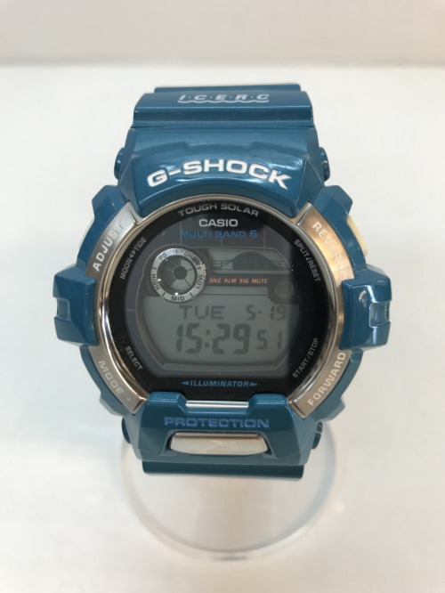 CASIO カシオ G-SHOCK TOUGH SALAR ステンレス鋼スチール写真 緑であること GWX-8900K-3JR／時辰儀【中古】[☆4]