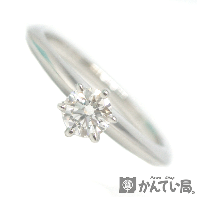 Tiffany Co ティファニー クラシック ソリティア リング P ダイヤモンド 0 31ct H Vvs2 3ext プラチナ台 Pt950 立爪 6爪 結婚指輪 婚約指輪 レディース 3 5g 約9号 箱 鑑定書付き アクセサリー ジュエリー Used S 質屋かんてい局名古屋西店 Mozago Com