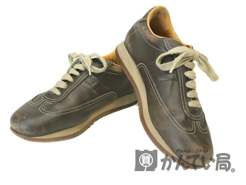 楽天市場 Hermes エルメス クイック スニーカー レディース 靴 表記サイズ38 日本サイズ24 0cm ブラウン Hロゴ Used B 質屋かんてい局名古屋西店 かんてい局名古屋西店