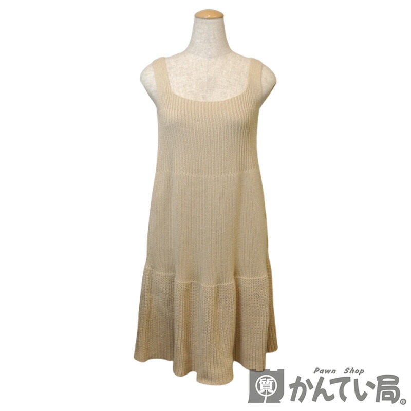 楽天市場】【フォクシー】Foxey ノースリーブ ニットワンピース 34012