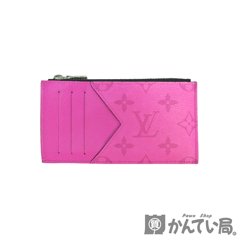 Louis Vuitton ルイ ヴィトン M コインカード ホルダー モノグラム タイガレザー フューシャ 小銭入れ カードケース キャンバス レザー 中古 Used A 質屋かんてい局名古屋西店 Andapt Com