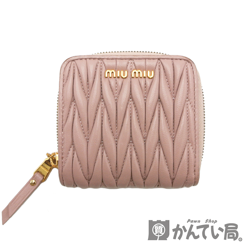 楽天市場】miu miu ミュウミュウ サイフ・小物 二つ折財布