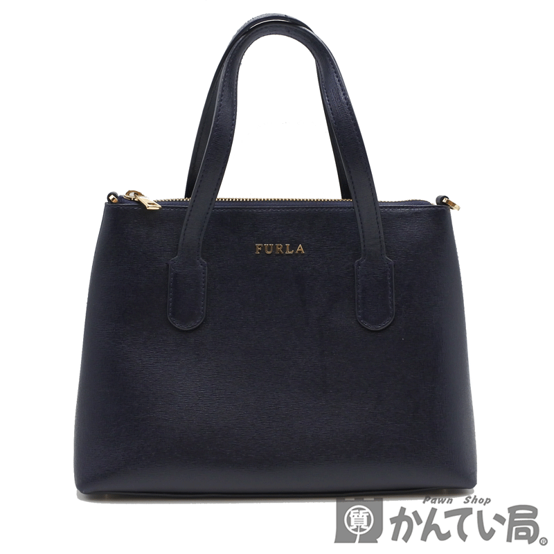 楽天市場】フルラ FURLA バッグ ネイビーxダークブラウンxホワイトx