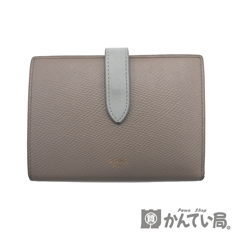楽天市場】セリーヌ CELINE 二つ折り財布 ミディアムストラップ