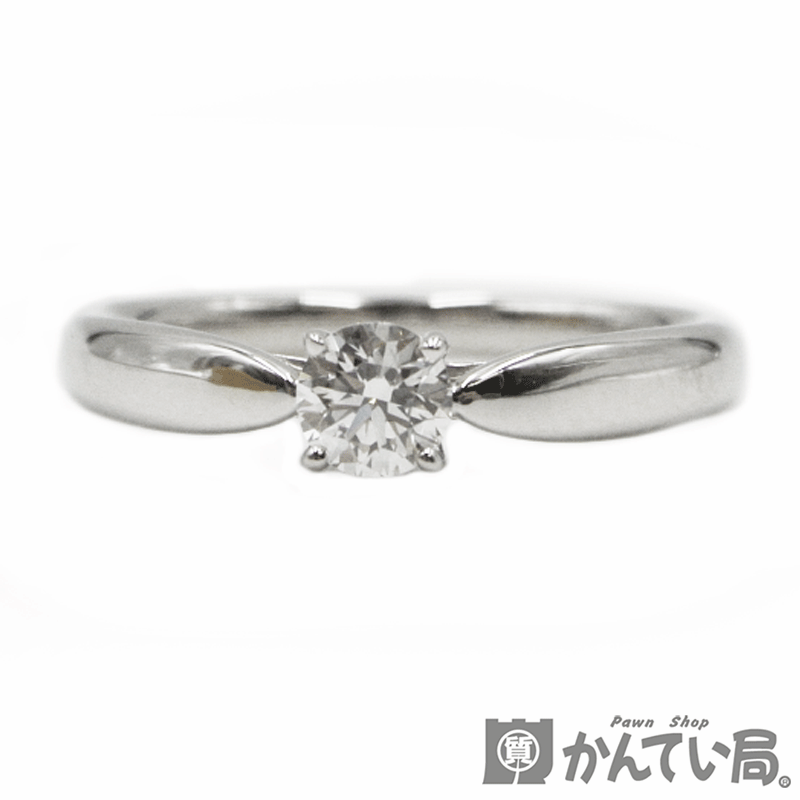 【新品未使用】PT 950女史経典6爪1カラットダイヤの指輪