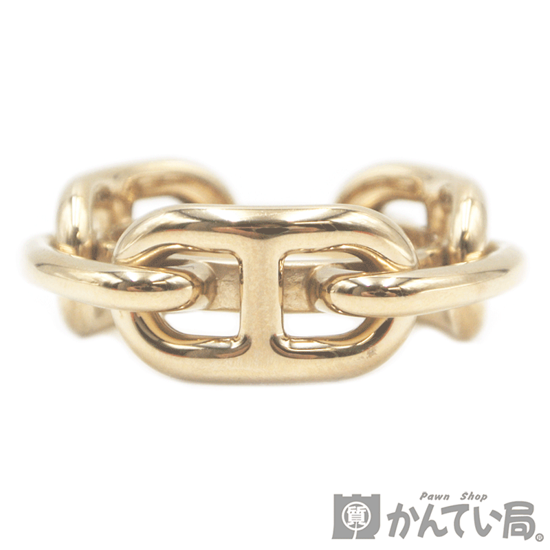 ❤活躍アイテムプレゼント❤スカーフリング アタメ ゴールド金具 エルメス 箱付き HERMES エルメス アタメ スカーフリング ゴールドカラー GP