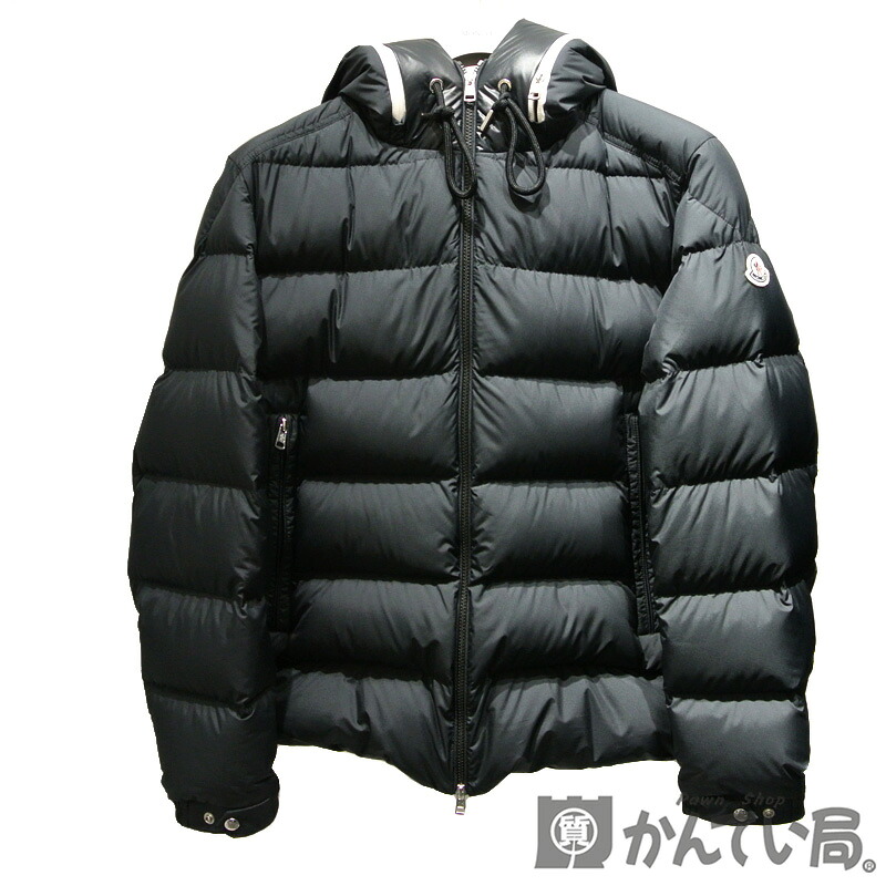 MONCLER【モンク軌跡】CARDERE ショートダウンジャケット ボンネット付き添い人 黒いこと 書きあらわす大きさ：6 アウター メンズ H20911A00105 54A81【中古】USED-A