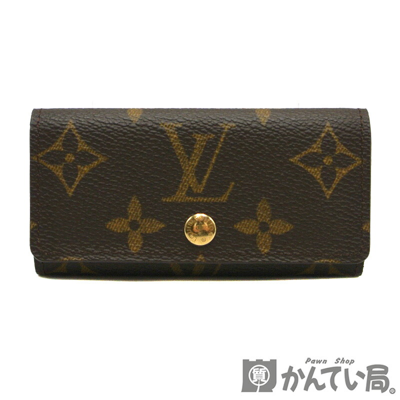 美品＊ルイヴィトン 4回キーケース モノグラム ゴールド金具 楽天市場】LOUIS VUITTON ルイ ヴィトン モノグラム