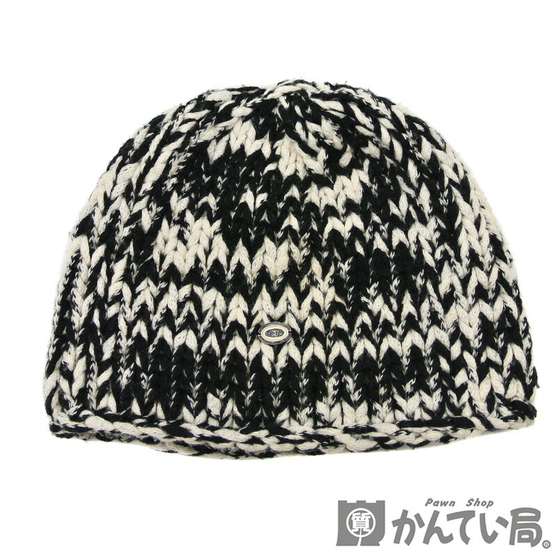 CHANELニット帽 値頃 値下げ新品CHANEL 黒 ギフト CCロゴ付き カシミヤニット帽
