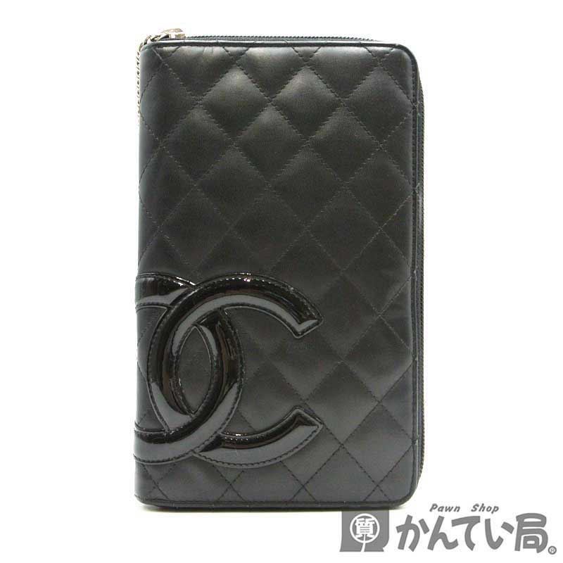 楽天市場】【財布】CHANEL シャネル カンボンライン ラウンド