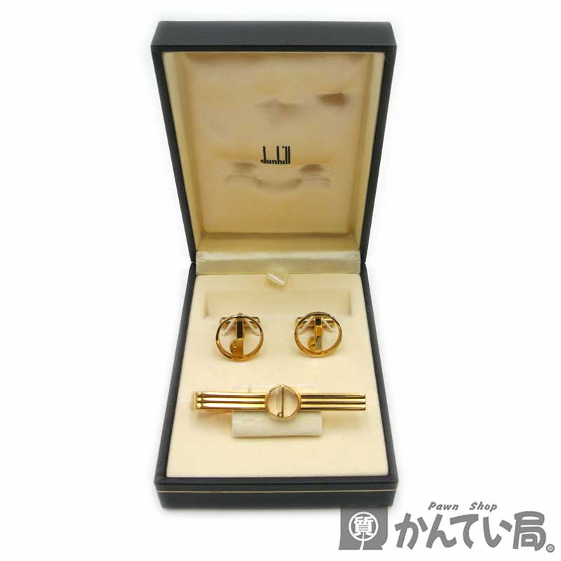 未使用品！☆dunhill☆ ダンヒル カフス&タイピン 楽天市場】ダンヒル dunhill ネクタイピン カフス セット