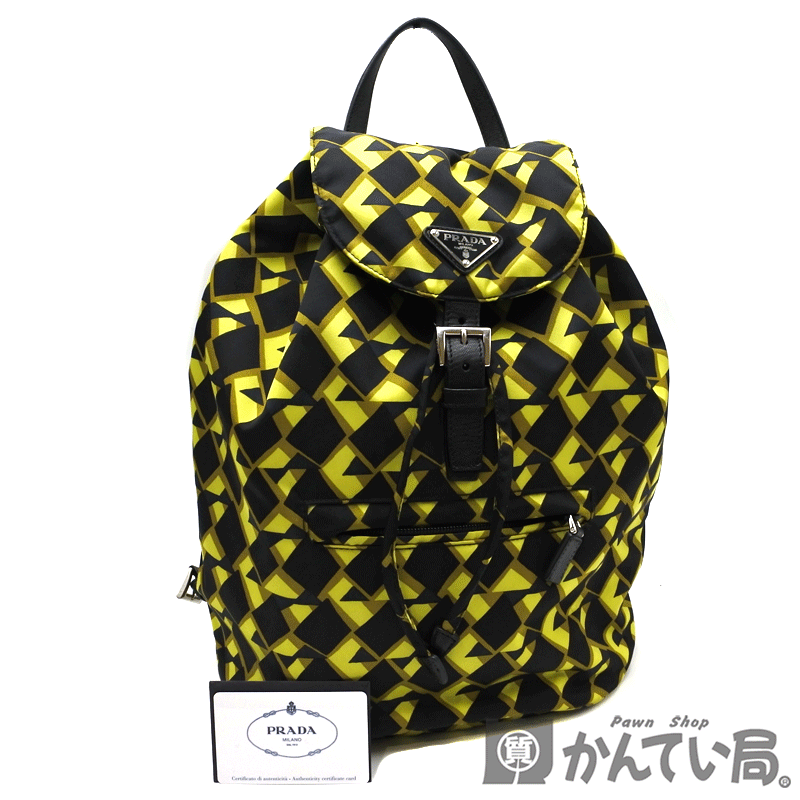 楽天市場】【美品】プラダ【PRADA】 ナイロン×サフィアーノレザー