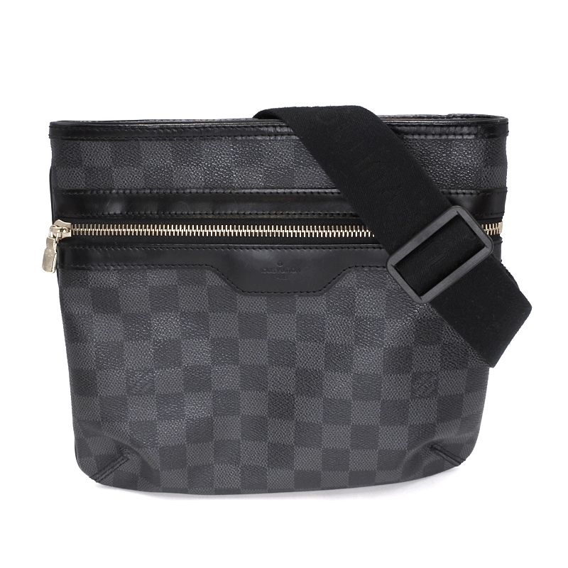 LOUIS VUITTON【ルイ・ヴィトン】ダミエグラフィット トマス N58028 ショルダーバッグ メンズ【中古】USED-B